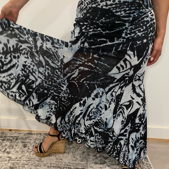 Roberto Cavalli blue tiger dress - Picture 2 of 15